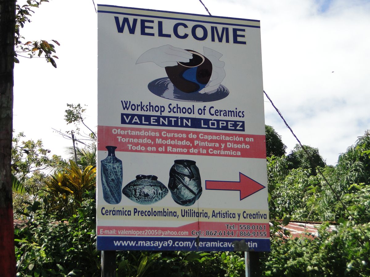 Nicaragua, Töpferschule in San Juan de Oriente