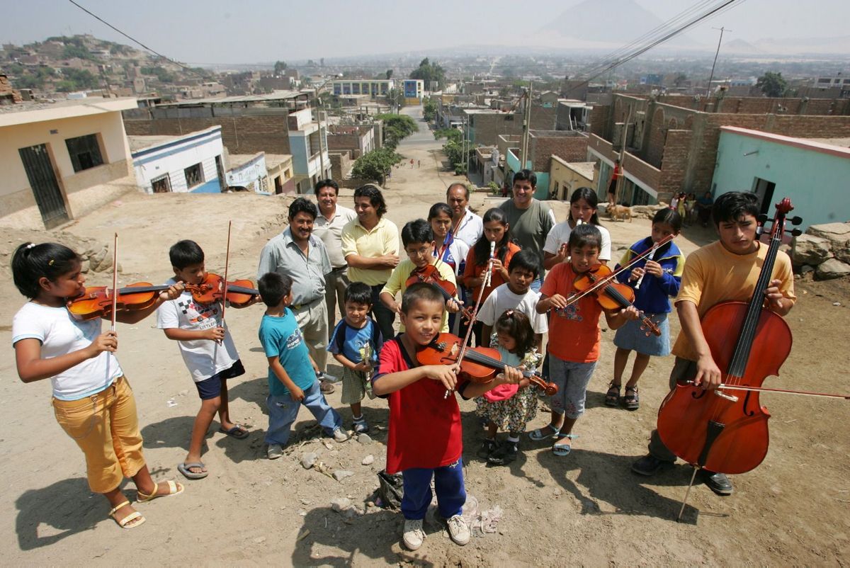 Peru, Musikunterricht in Trujillo