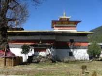 Bhutan, Kloster Tamshing in Bumthang (abgeschlossen)